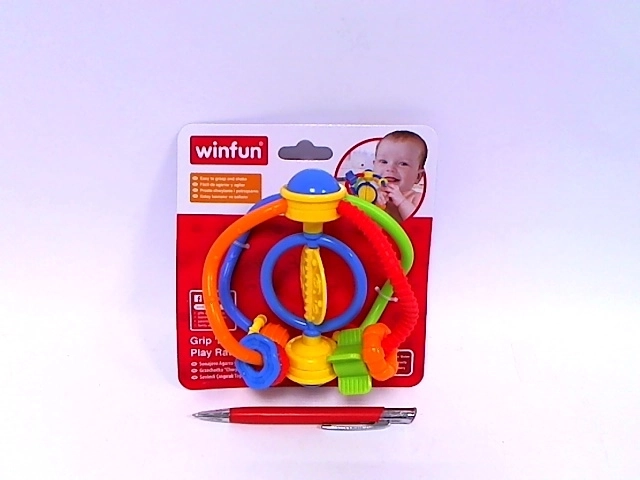 Zonvormige rammelaar en bijtring SmilyPlay