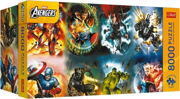 Puzzel Premium Plus Avengers: Legends in Action 8000 stukjes