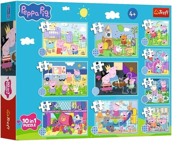 Puzzel 10-in-1 De leuke wereld van Peppy