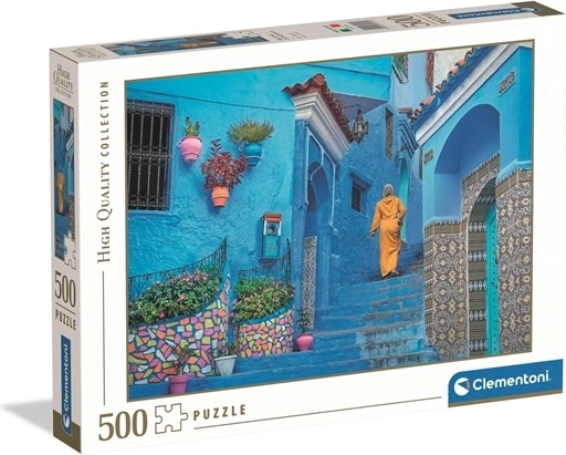 Clementoni puzzel 500 stukjes – beste straatje van Chefchaouen