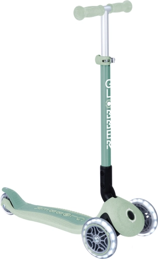 Globber Primo Foldable Lights Ecologic kinderdriewielstep pistache