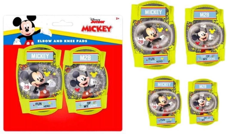 Seven set kniebeschermers en elleboogbeschermers Mickey (4 stuks)