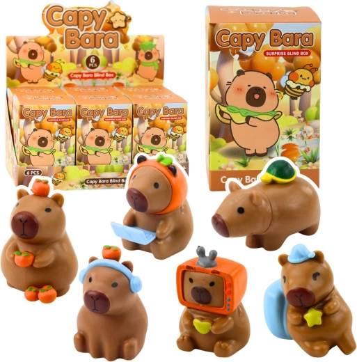 Verrassingsfiguurtje capibara – verzamel blind box mix
