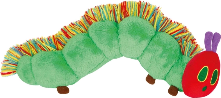 Iconische look uit het boek Rupsje Nooitgenoeg