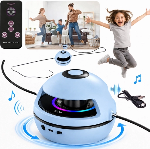 Elektrisch interactief springhulpmiddel met muziek, Bluetooth, afstandsbediening en teller