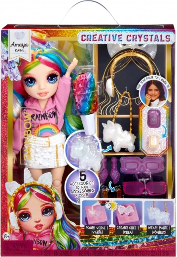 Pop Rainbow High Creative Crystals Amaya Raine