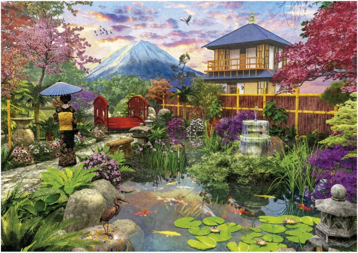 Japanse tuin puzzel 1500 stukjes