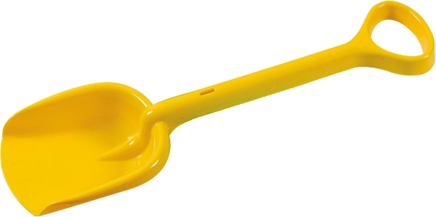 Androni schep voor zand 41 cm geel