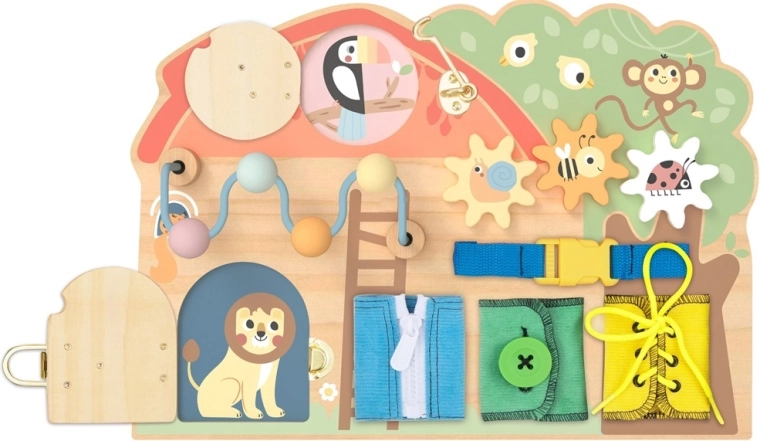 2Kids Toys activiteitenbord huisje met dieren