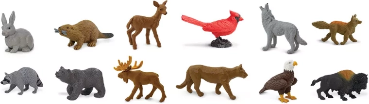 12 dieren om mee te spelen en te leren