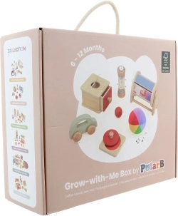 Montessori speelgoedset POLARB voor baby’s van 6–12 maanden