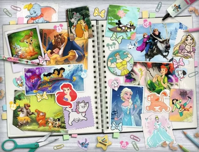 Ravensburger puzzel Disney scrapbook 2000 stukjes