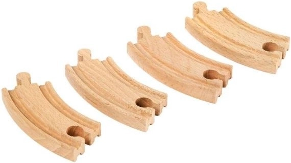 4 korte gebogen rails voor variabel bouwen