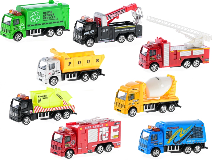 Gevarieerde set stadsdiensten