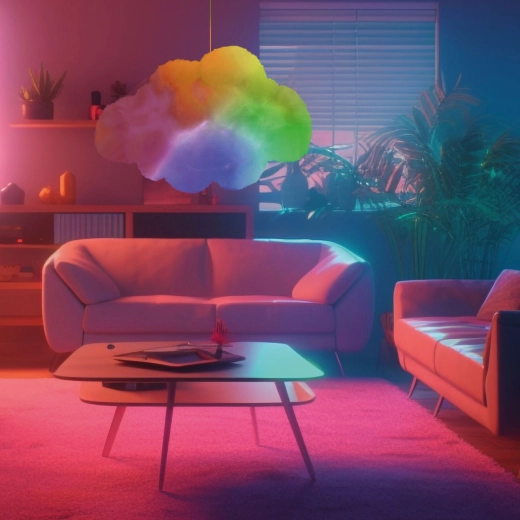 Kleurrijke RGB-verlichting