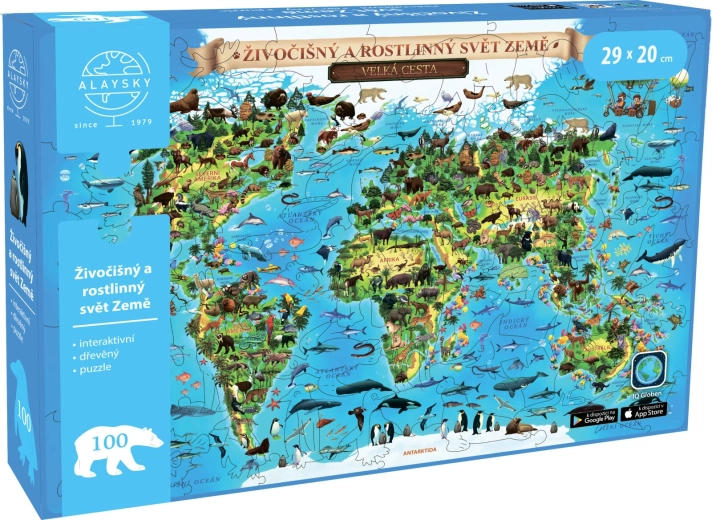 Interactieve houten puzzel Flora & Fauna met augmented reality