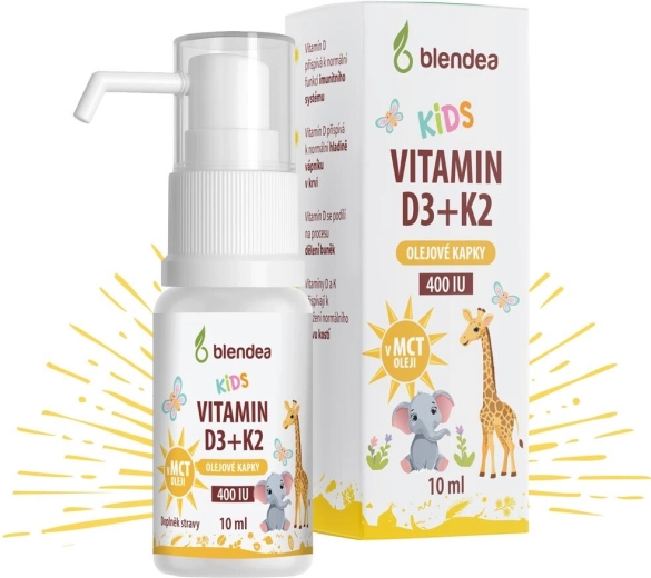 Blendea vitamine D3 + K2 druppels voor kinderen 10 ml