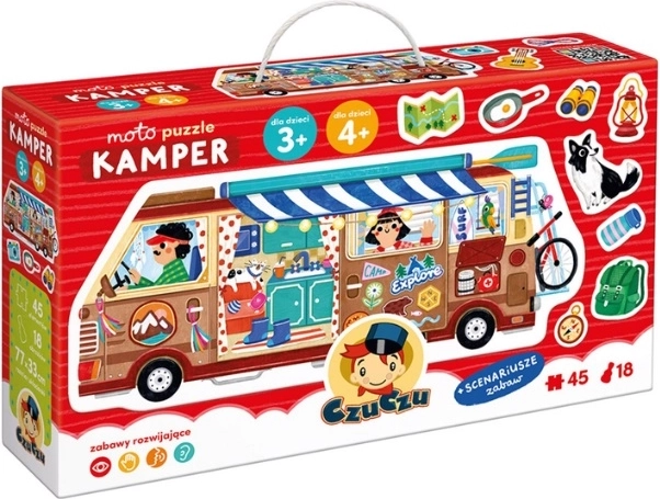 CzuCzu moto puzzel camper