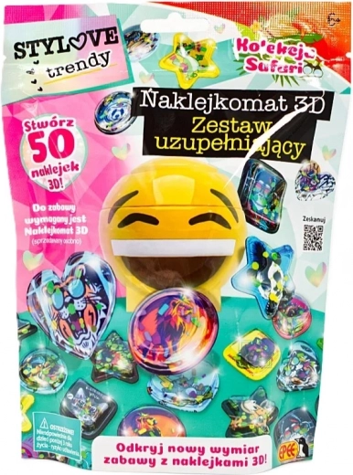 Naklejkomat 3D – safari sticker set