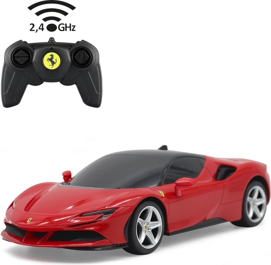RC-auto Ferrari SF90 Stradale 1:24 rood 2,4 GHz Jamara - 1 stuk