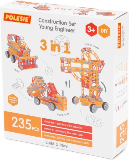 Bouwset Kleine Ingenieur - 235 stuks