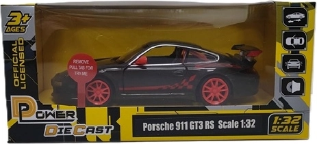 MSZ model Porsche 911 GT3 RS met licht- en geluidseffecten, grijs