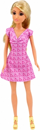 Anlily-pop in modieuze roze jurk