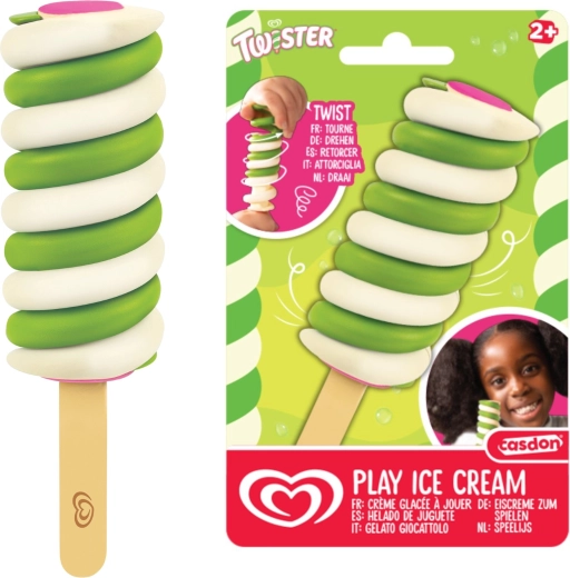 Casdon Algida Twister groene ijslolly op een stokje – speelgoed