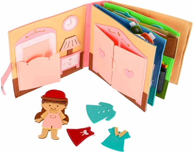 Huisje met kamer om aankleden te spelen