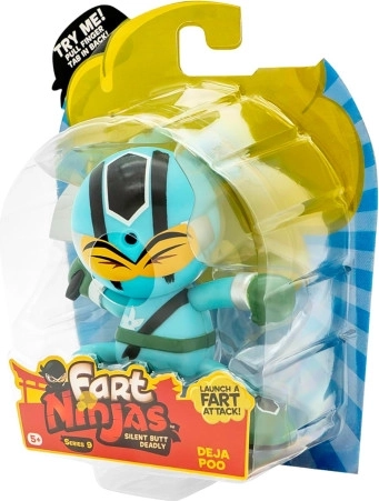 Verzamelbare Deja Poo-figuur uit de Fart Ninjas-reeks