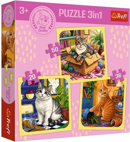Kinderenpuzzel 3-in-1 Vrolijke momenten