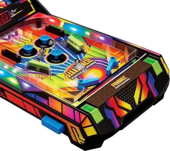 Twee flippers en een lanceerder voor dynamisch spel