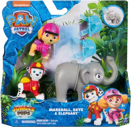 PAW Patrol figuren: Jungle Patrol, Marshall en Skye