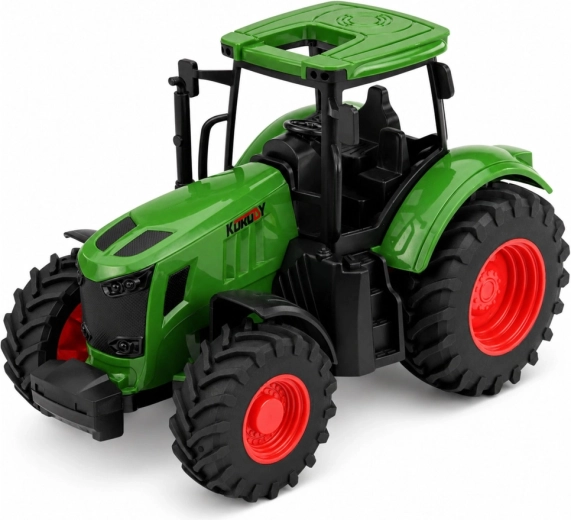 Gedetailleerde afwerking van de tractor