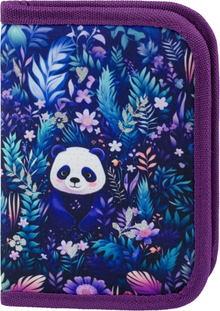 BAAGL Schooletui met één vak Jungle Panda