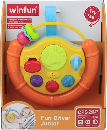 Kinderstuur SMILY PLAY met melodieën en lichtjes