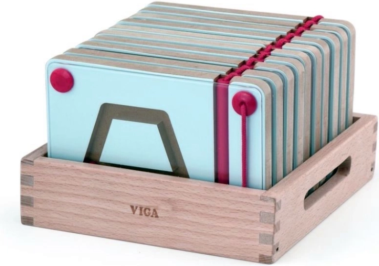 Magnetische vormen voor het oefenen van schrijven - 10 stuks