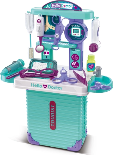 Kinder doktersset in koffer 35,5 × 18 × 47 cm - 1 stuk