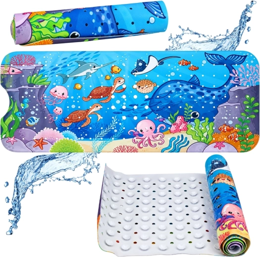 Antislip badmat Onderwaterwereld 100 × 40 cm