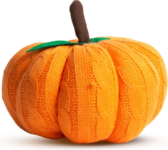 Halloween textielen pompoendecoratie oranje 20 × 20 × 18 cm