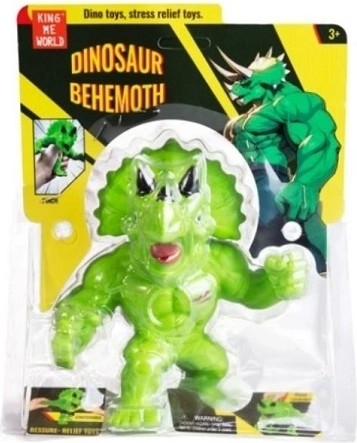 Behemoth zachte pluche dinosaurus groen