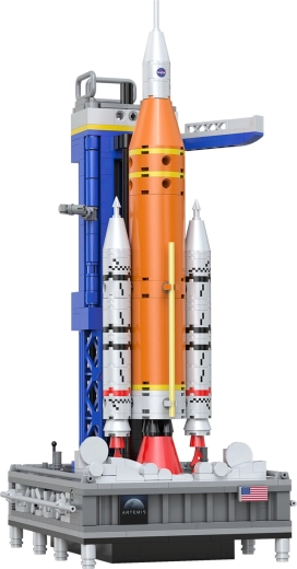 Realistisch model van de NASA-raket Artemis SLS