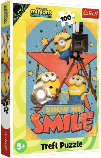 Puzzel Minions en monsters 100 stukjes 27,5 × 41 cm