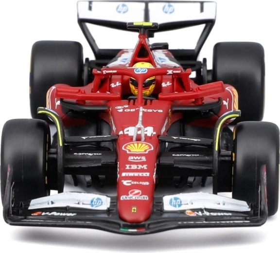 Die-cast uitvoering en coureur in de cockpit