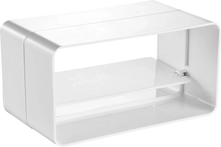 Terugslagklep 110 × 55 mm van kunststof