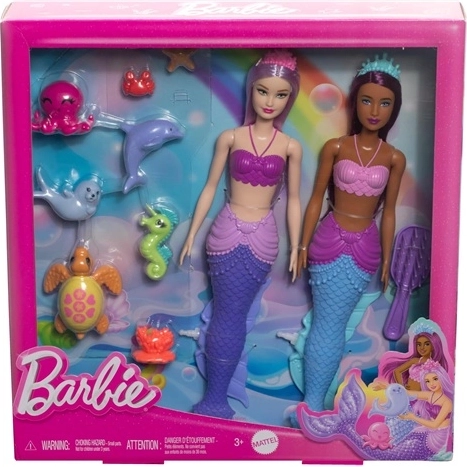 Barbie Dreamtopia speelset met 2 poppen en dieren