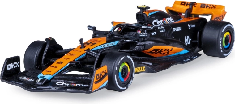 Modelauto McLaren MCL60 2023 Diecast 1:43 zwart