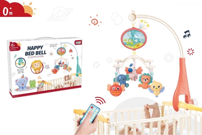 mobiel met diertjes en afstandsbediening Pegaz