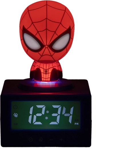 Nachtlampje in de vorm van Spider-Mans hoofd