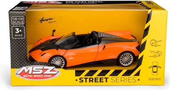 MSZ-modelauto Pagani Huayra Roadster 1:24 oranje
